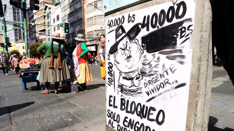 Sectores productivos piden pacificar Bolivia y levantar los bloqueos