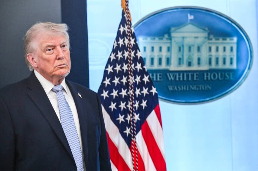 El presidente Donald Trump en Washington, el 6 de abril de 2026. (Saul Loeb / AFP vía Getty Images)
