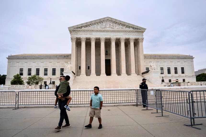La Corte Suprema en Washington, el 21 de mayo de 2026. (Madalina Kilroy/The Epoch Times).