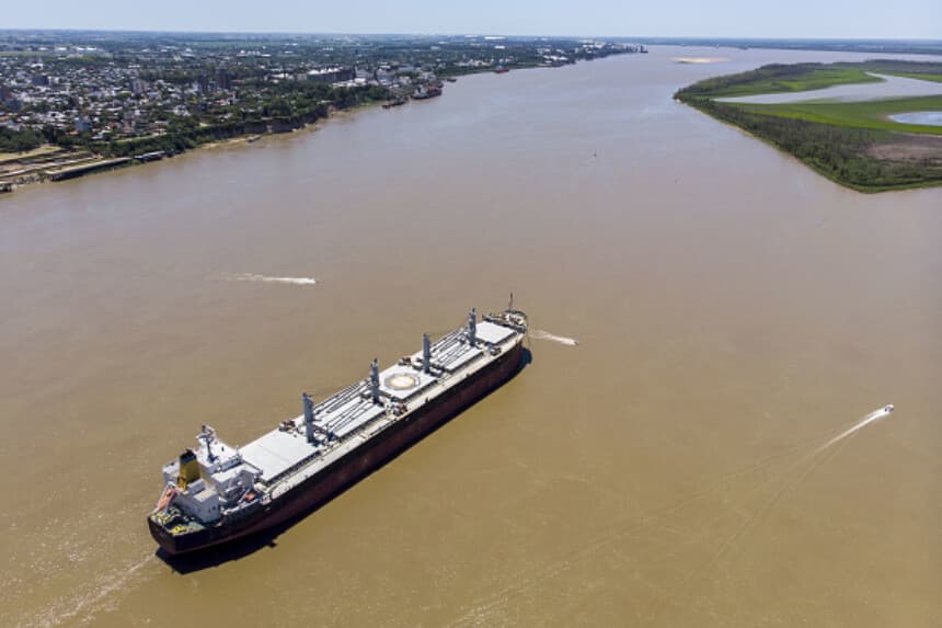 Argentina preadjudica contrato de USD 10 mil millones del río Paraná a consorcio de Jan de Nul