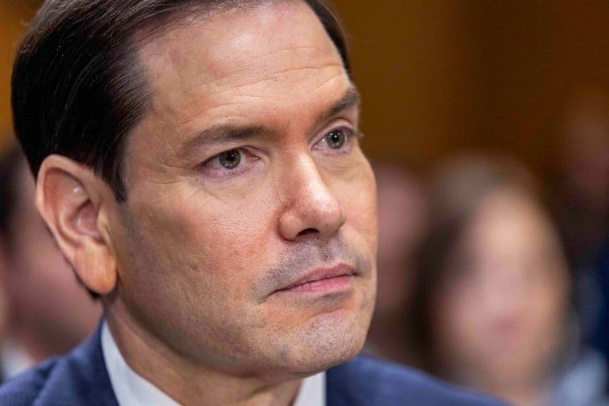 Fotografía de archivo, tomada el pasado 2 de junio, en la que se captó al secretario de Estado de EE.UU., Marco Rubio, durante una comparecencia ante una comisión senatorial, en Washington DC, EE.UU. (EFE/Shawn Thew)