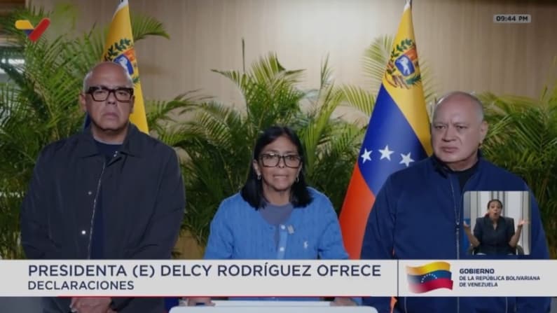 Delcy Rodríguez agradece a líderes mundiales el apoyo y la solidaridad tras mensajes de respaldo