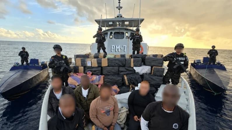 EE. UU., con Colombia, Costa Rica y Panamá, incauta más de 9 toneladas de cocaína en el mar