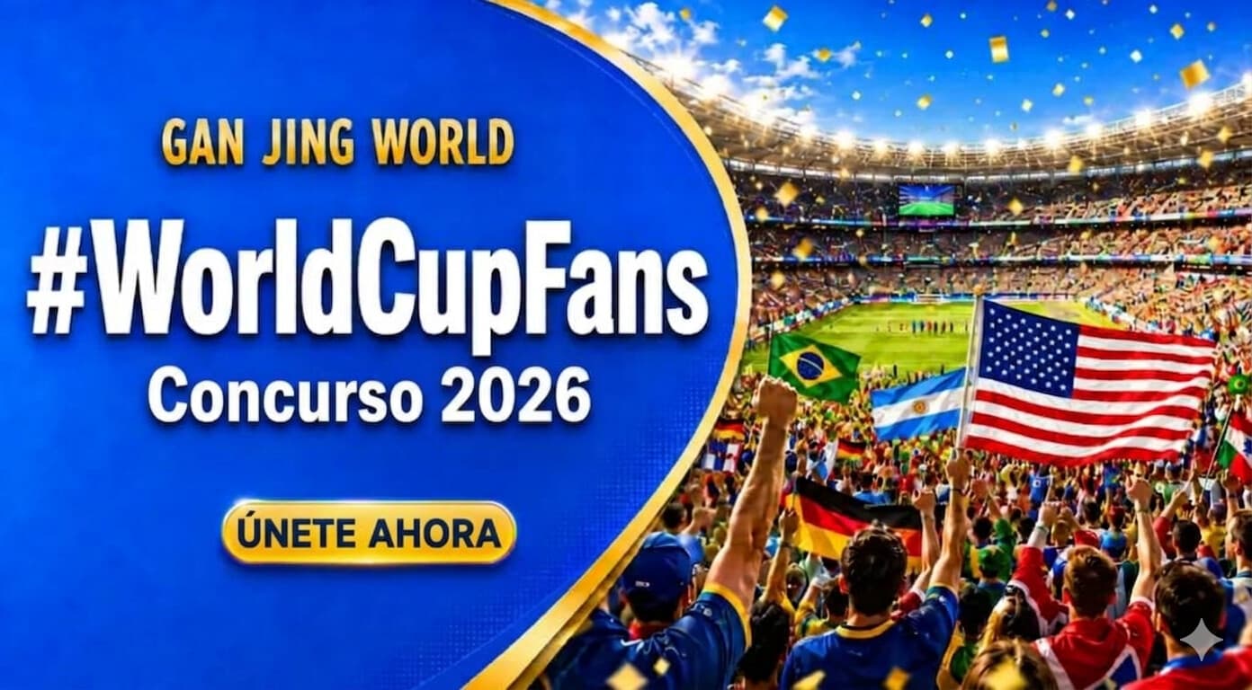 Gan Jing World lanza el 5 de junio de 2026 el concurso #WorldCupFans con premios a nivel mundial. (Gan Jing World)
