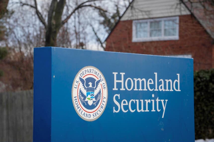 El Departamento de Seguridad Nacional de EE. UU. en Washington, el 17 de febrero de 2026. (Madalina Kilroy/The Epoch Times).
