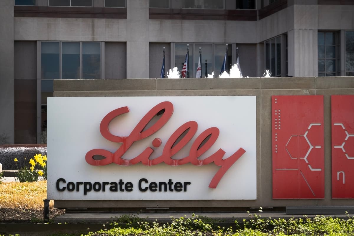 El complejo de la sede central de Eli Lilly and Company en Indianápolis, el 17 de marzo de 2024. (Scott Olson/Getty Images)