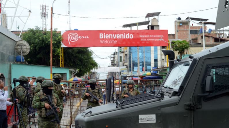 Hallan y decomisan 1088 explosivos cerca de la frontera entre Ecuador y Perú