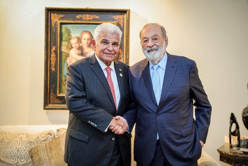 Panamá fortalece vínculos con México en una reunión entre su presidente y líderes empresariales