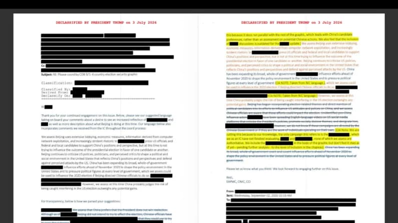 Archivos desclasificados exponen maniobras de China para influir en elecciones de EE. UU.