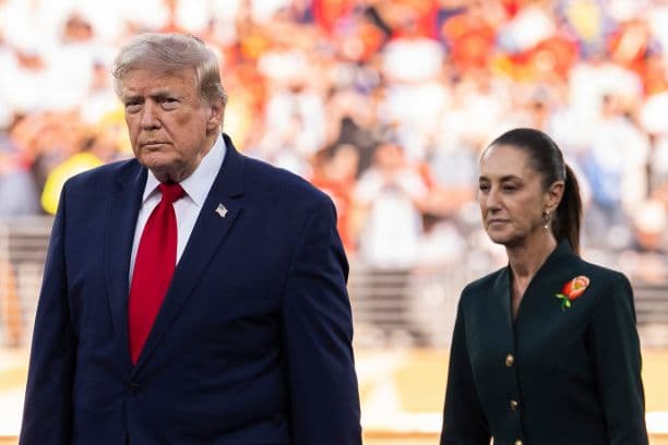 Sheinbaum dice que conversó brevemente con Trump sobre asuntos comerciales durante visita a EE. UU.