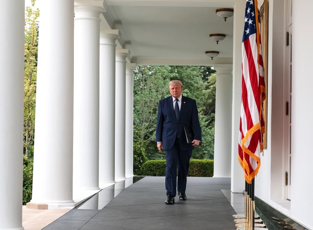 El presidente Donald Trump en Washington, el 6 de julio de 2026. (Anna Moneymaker/Getty Images)