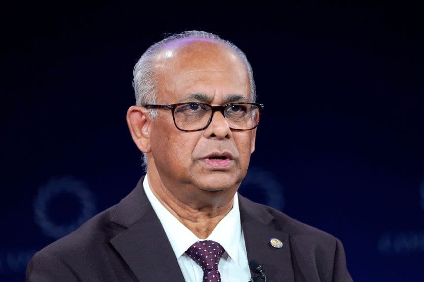 Albert Ramdin, secretario general de la Organización de los Estados Americanos, durante la Cumbre Anual de Concordia 2025, el 23 de septiembre de 2025 en la ciudad de Nueva York. (Riccardo Savi/Getty Images para la Cumbre Anual de Concordia)