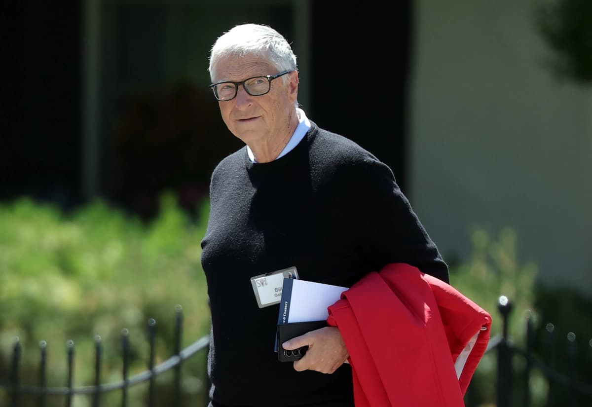Bill Gates en Sun Valley, Idaho, el 9 de julio de 2026. (Kevin Dietsch/Getty Images).