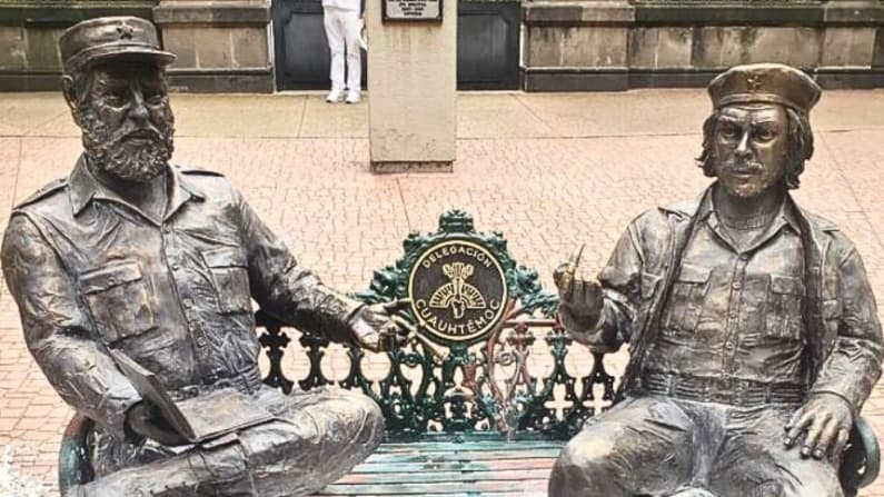 Reconstruirán esculturas de Fidel Castro y “Che” Guevara en Ciudad de México tras su retiro el año pasado