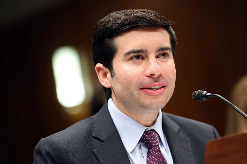 El secretario interino de Trabajo de EE. UU., Keith Sonderling, testifica ante el Subcomité del Comité de Asignaciones del Senado sobre los Departamentos de Trabajo, Salud y Servicios Humanos, y Educación, y Agencias Relacionadas en el Edificio de Oficinas del Senado Dirksen en Washington, el 19 de mayo de 2026. (Kevin Dietsch/Getty Images).