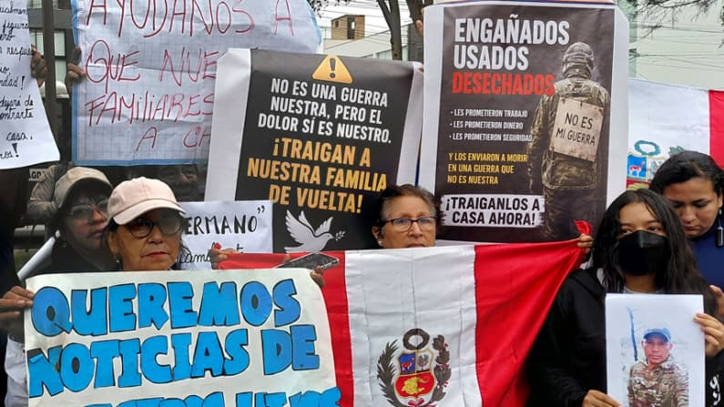 Perú pide a Rusia información sobre sus ciudadanos involucrados en la guerra de Ucrania