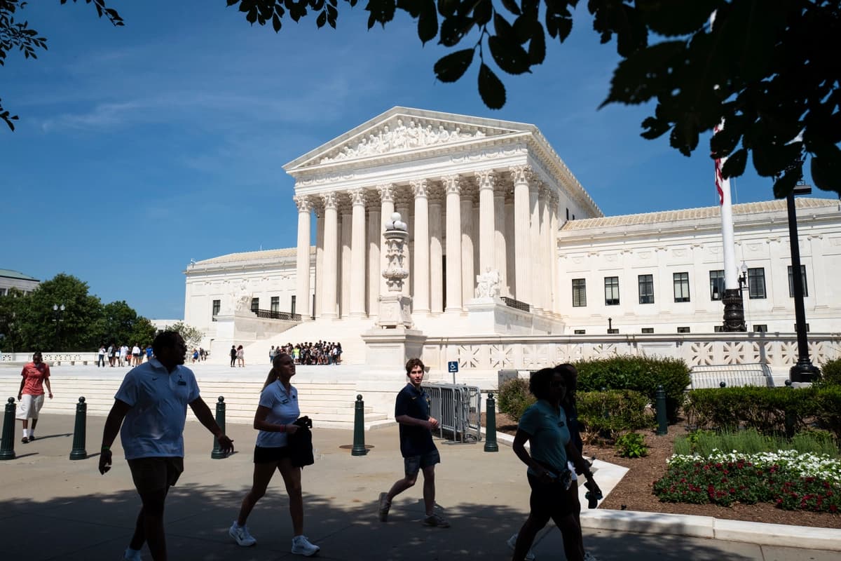 La Corte Suprema en Washington, 13 de julio de 2026. (Madalina Kilroy/The Epoch Times).