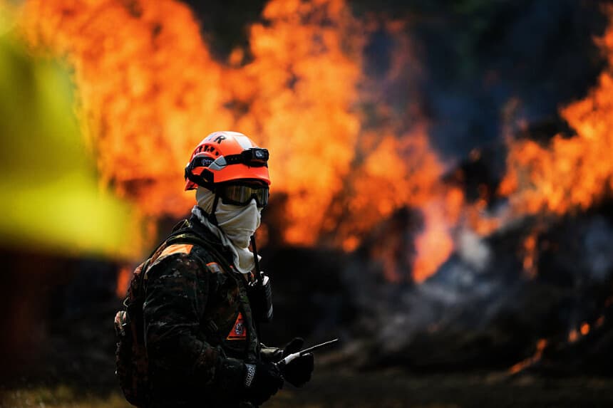 Guatemala y México acuerdan reforzar la lucha contra los incendios forestales