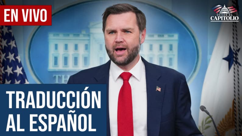 EN VIVO: Conferencia de prensa desde la Casa Blanca con JD Vance