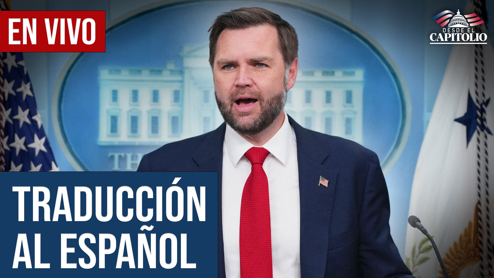 Imagen de EN VIVO: Conferencia de prensa desde la Casa Blanca con JD Vance