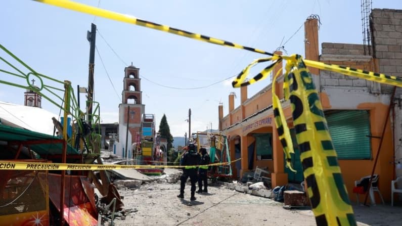 Al menos 10 personas mueren por un accidente con pirotecnia en central estado de México