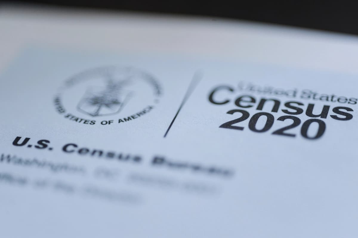 Un formulario para el Censo de EE. UU. de 2020 en Idaho, el 18 de marzo de 2020. (John Roark/The Idaho Post-Register vía AP)