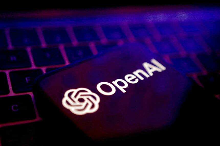 El logotipo de OpenAI el 20 de mayo de 2024. (Dado Ruvic/Ilustración/Reuters).