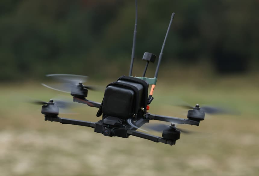 Imagen ilustrativa: Dron en vuelo. (Sean Gallup/Getty Images)